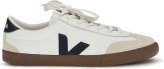 Veja White Logo Volley Sneakers