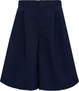 Comme Des Garçons Shorts con tasche a contrasto - Blu