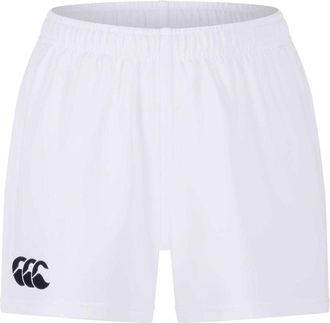 Canterbury Of New Zealand Heren Professionele 2.0 Polyester Shorts (Wit)