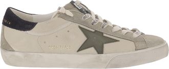 Golden Goose White Super-Star Leather Sneakers