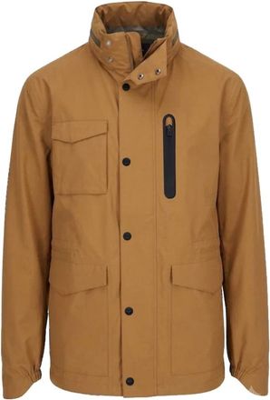 Herno Jassen, Heren, Bruin, L, Polyester, Laminar Field Jacket