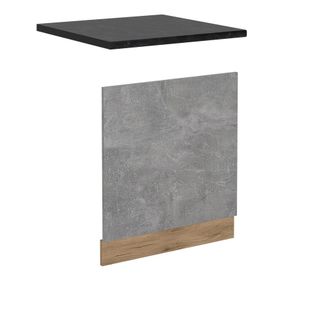 Vicco Frontal Para Lavavajillas R-line, Hormig&oacute;n, 60 Cm, Et Antracita Vicco