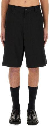 Moschino Black Solid Shorts