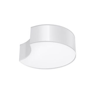 GreenIce Sollux Lighting Circle Plaf&oacute;n Decorativo Empotrado, Blanco, 32cm