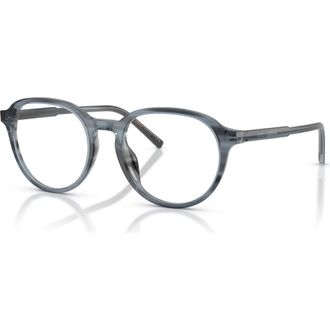 Dolce & Gabbana 52mm Phantos optical glasses in Blue at Nordstrom
