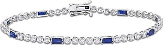 Rina Limor 14K 2.61 Ct. Tw. Diamond & Sapphire Tennis Bracelet
