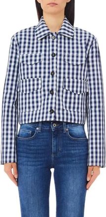 Liu Jo Giubbotto - Dames - Zomerjassen - Blauw - L - Jassen