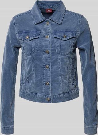 M.A.C Jacke aus Cord mit Brusttaschen in Blau, Größe L