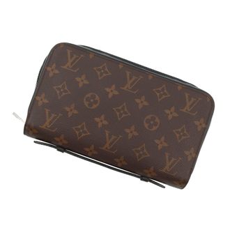 Louis Vuitton Monogram Macassar Noir Monogram Coin Purse/Coin Case (Pre-Owned)