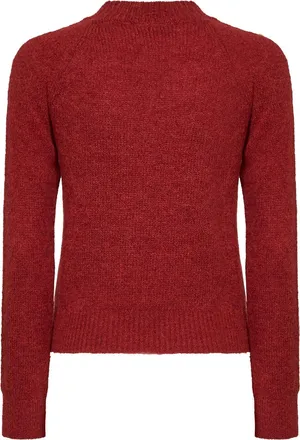 Dries Van Noten Alpaca-Blend Ribbed Crewneck Sweater - Red
