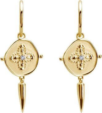 Murkani Sahara Small Hoop Earrings in Yellow Gold at Nordstrom