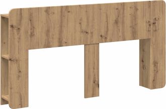 vidaXL Cabecero Con Armario Roble Artisan 160 Cm Madera De Ingenier&iacute;a Vidaxl