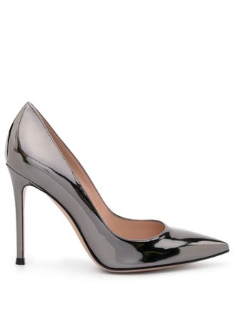 Gianvito Rossi Pumps Gianvito 105mm a punta - Grigio