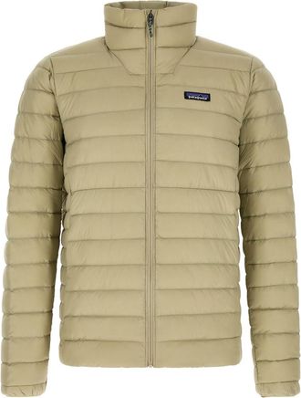 Patagonia Beige Mock Collar Jacket