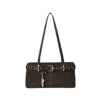 Osoi Brocle Eyelet-embellished Buckled Shoulder Bag
