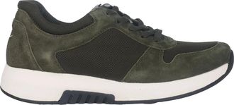 Gabor Comfortabele Rollende Sneaker - Groen - Dames - Sneakers - Groen - 37 1/2 EU - Leer - Schoenen