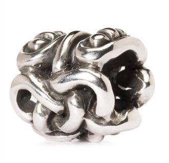 Trollbeads Womens Midgard Serpent Bead Charm In Silver
