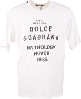 Dolce & Gabbana Heren, Tops, Wit, Maat: XL