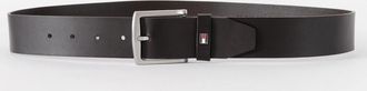 Tommy Hilfiger Mens Tommy Hilfiger Denton Mens Belt 4cm - Dark Tan - Brown - Size: W36