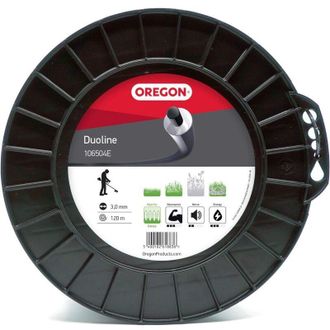 Oregon Scientific Filo decespugliatore Rotondo Duoline Trasparente/Nero &oslash;3.0mm/120m Oregon 106504E