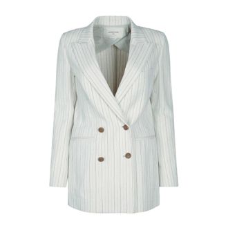 Jacob Cohen Giacca Doppopetto Destrutturata - female - Jacob Coh&euml;n - Blazers - Beige - 2XS - Jackets
