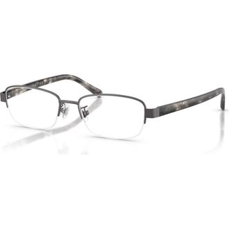 Brooks Brothers 52mm Oval optical glasses in Grey at Nordstrom