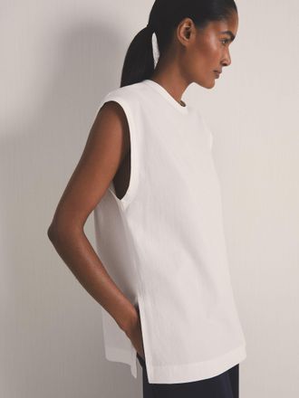 Reiss White | Les 100 Ciels Oversize Vest, XS
