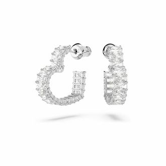 Swarovski Tijdloze Oorbellen voor Vrouwen - Dames - Oorbellen - Grijs - ONE Size - Accessoires