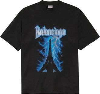 Balenciaga Hombre, Camisetas, Negro, Talla: M