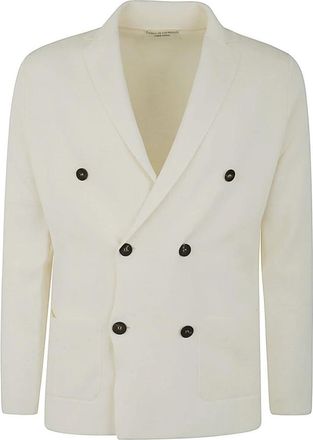 FILIPPO DE LAURENTIIS Blazers - Heren - Blazers - Wit - XL - Katoen - Jassen