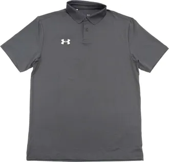 Under Armour Mens Performance Team Polo T-Shirt Top In Stealth Gray