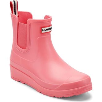 Hunter Tabitha Chelsea Waterproof Rain Boot in Medium Pink at Nordstrom Rack, Size 9