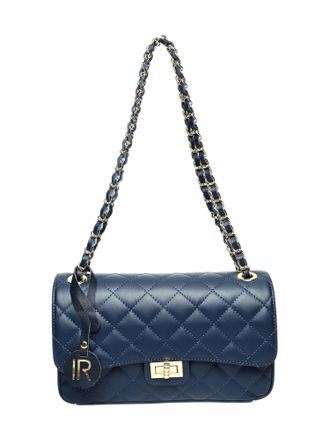 Isabella Rhea Blauw Rundleer Tas