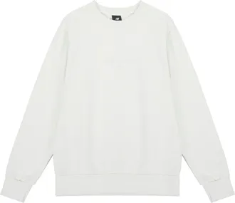 New Balance Solid Color Round Neck Sports Pullover White AMT21555-IV