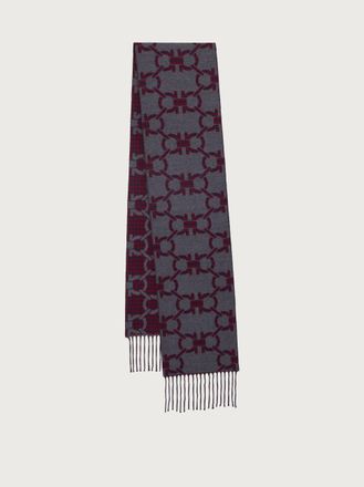 Ferragamo Men Gancini scarf Red
