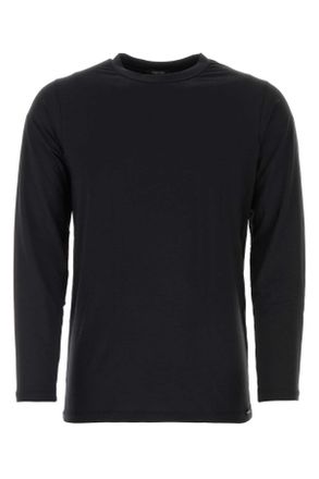 Tom Ford Black Stretch Cotton Blend T Shirt
