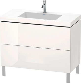 Duravit Duravit L-cube C-conjunto Vertical, 2 Cajones, Sin Rebosadero, 1