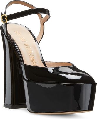Stuart Weitzman Skyhigh 145 Platform Pump in Black at Nordstrom Rack, Size 7