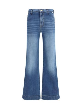 7 For All Mankind Wide-Leg Denim Jeans