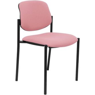 Piqueras y Crespo Silla Fija Styl Bali Rosa Chasis Negro