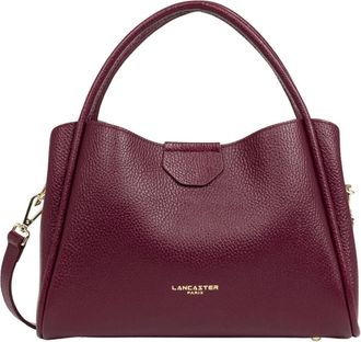 Lancaster Ida Double Handbag - Dames - Handtassen - Bruin - ONE Size - Leer - Tassen