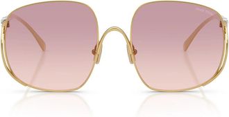 Miu Miu Sunglasses Mua57 S 5 Ak40 S Gold/Brown Gradient Dark Purple Women