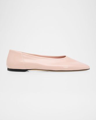 Toteme Slip Leather Ballerina Flats