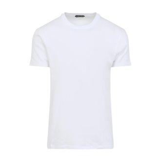 Tom Ford T-Shirts, male, White, Size: 2XL T-Shirt