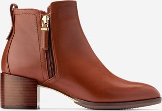 Cole Haan Womens Haisley Ankle Boots - Brown Size 5.5