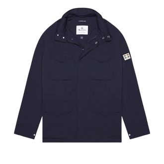 Aquascutum Active Stretch M-65 Marineblauwe Jas