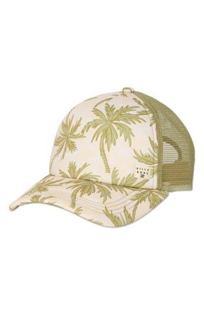 Billabong Heritage Mash-Up Trucker Hat in Cactus at Nordstrom