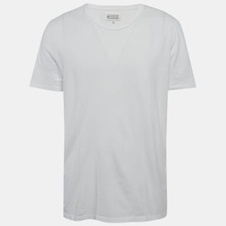 Maison Margiela Maison Martin Margiela White Jersey Crewneck T-Shirt