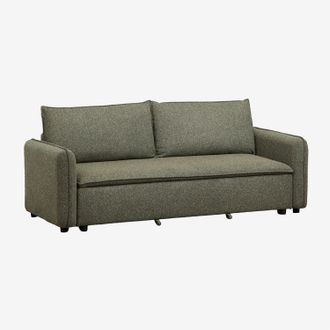 Sklum Sof&aacute; Cama De 3 Plazas En Tela Boucl&eacute; Drovi Sklum