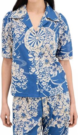 Alix of Bohemia Womens Ophelia Shirt In Blue